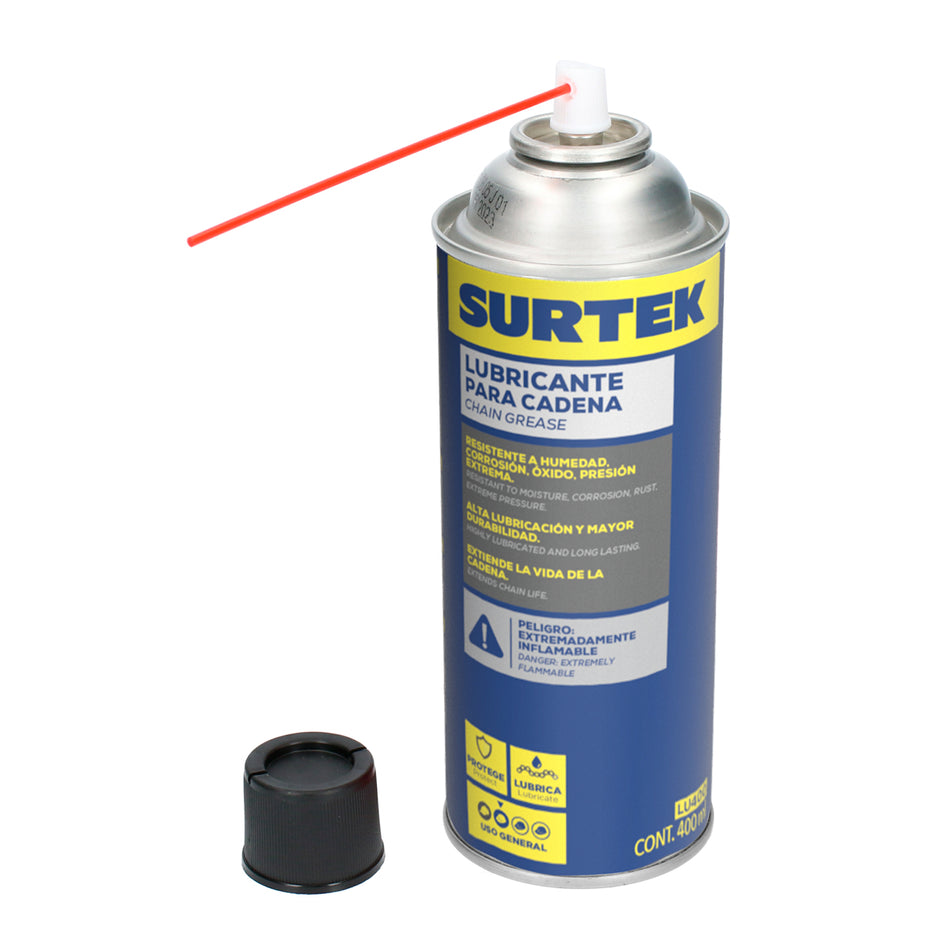 LUBRICANTE PARA CADENA 400 ML SKU LU4000
