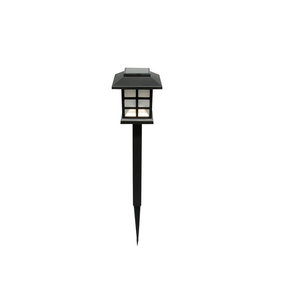 LUMINARIO DE LED ESTACA RECARGABLE SOLAR TIPO ORIENTAL SKU LUJS040