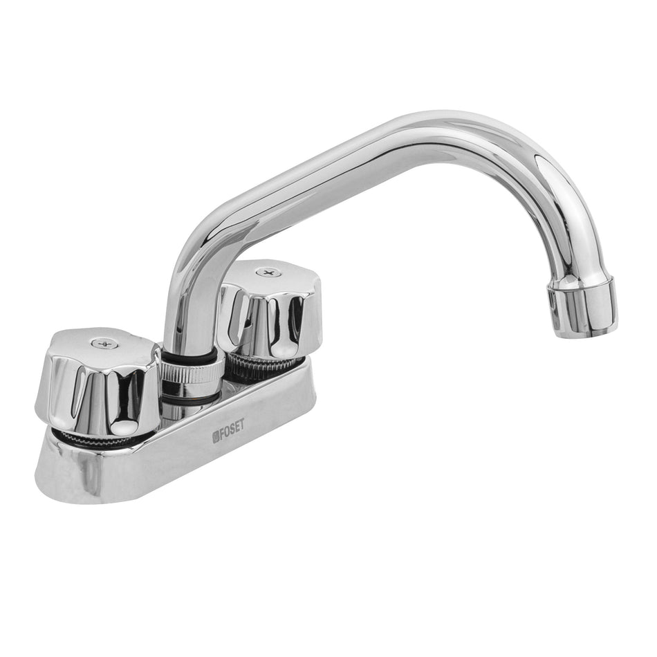 Mezcladora 4' para lavabo, tubular, cartucho compresión SKU M-070-C