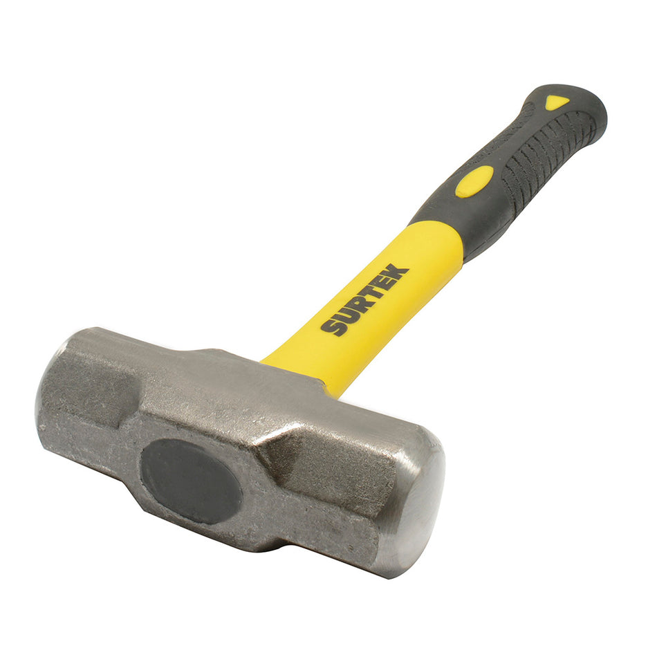 MARRO OCTAGONAL CABEZA FORJADA CON MANGO CORTO DE FIBRA DE VIDRIO DE 12", 2 LB SKU MARR2FV0