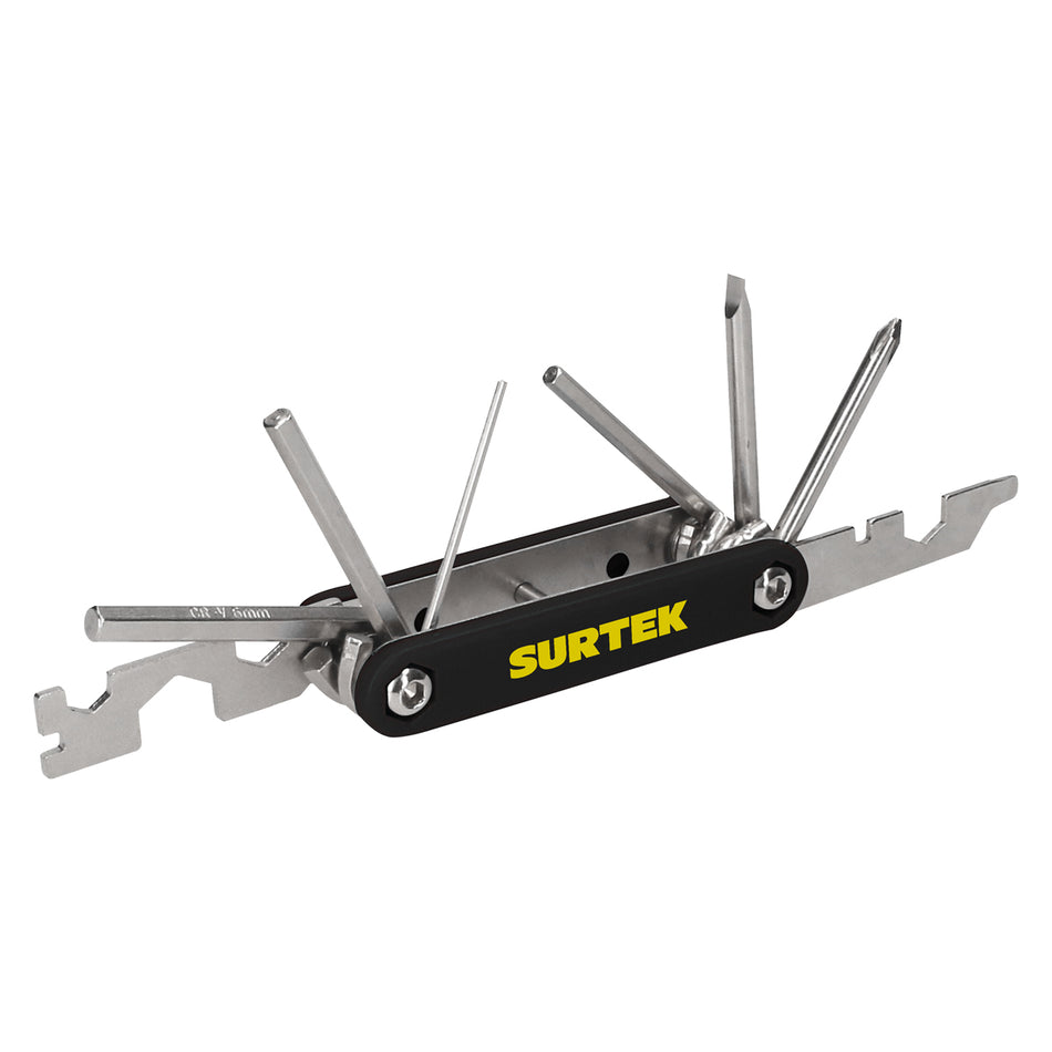 PINZA MULTIHERRAMIENTAS PARA BICICLETA 10 EN 1 SKU MCI100
