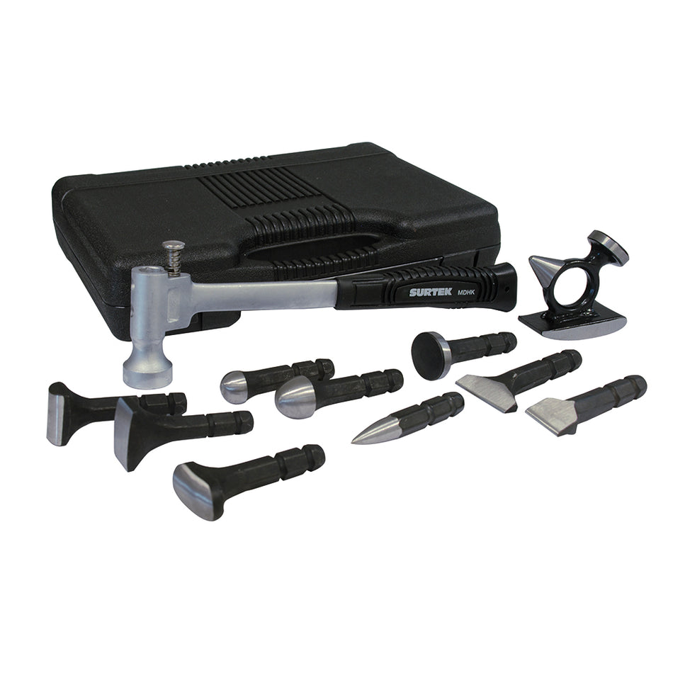 JUEGO DE MARTILLOS LAMINEROS Y ENTIBADORES, 11 PIEZAS SKU MDHK0
