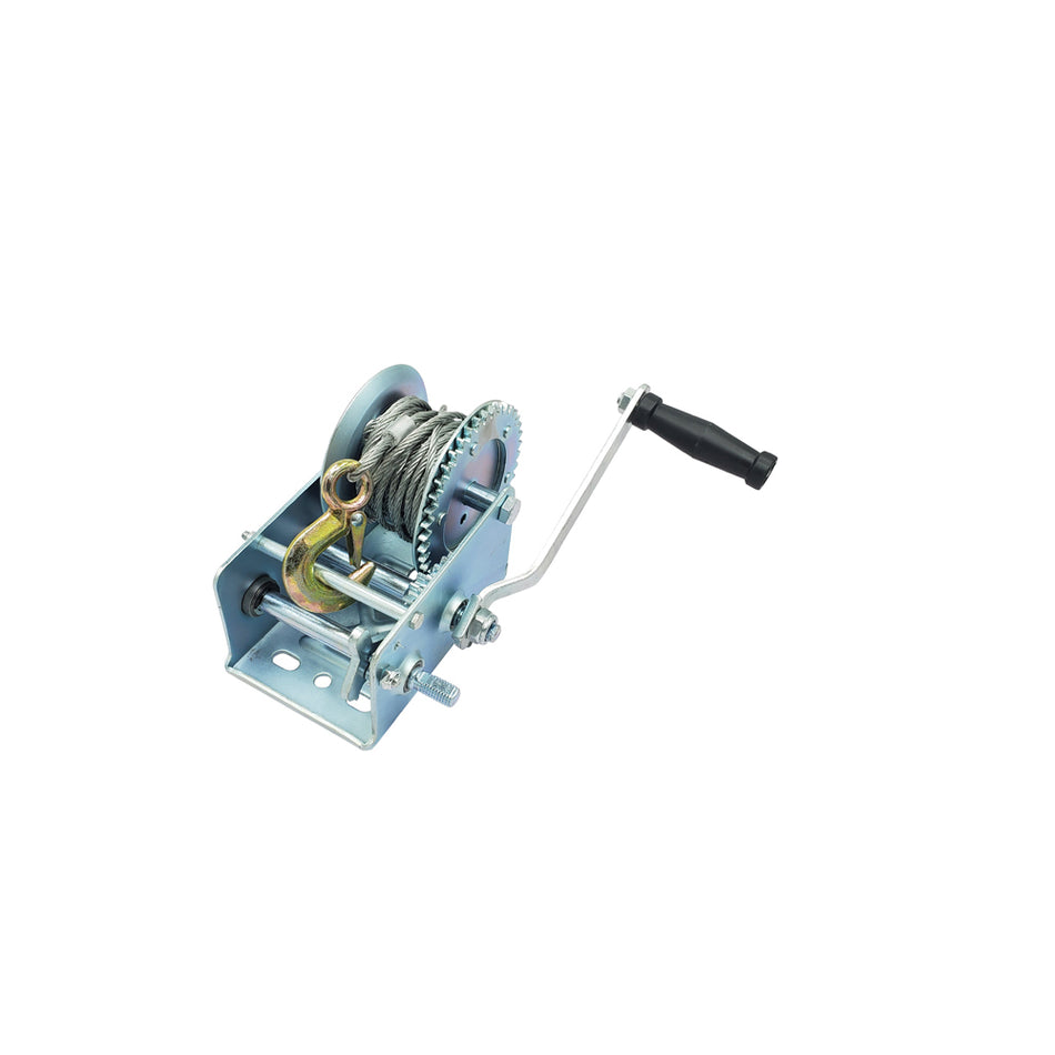 MALACATE CON MANIVELA CON CABLE 1,100 KG SKU MMC30