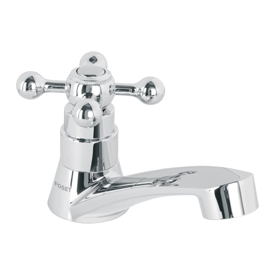 Llave individual para lavabo, ABS, maneral cruceta, Basic SKU MP-144