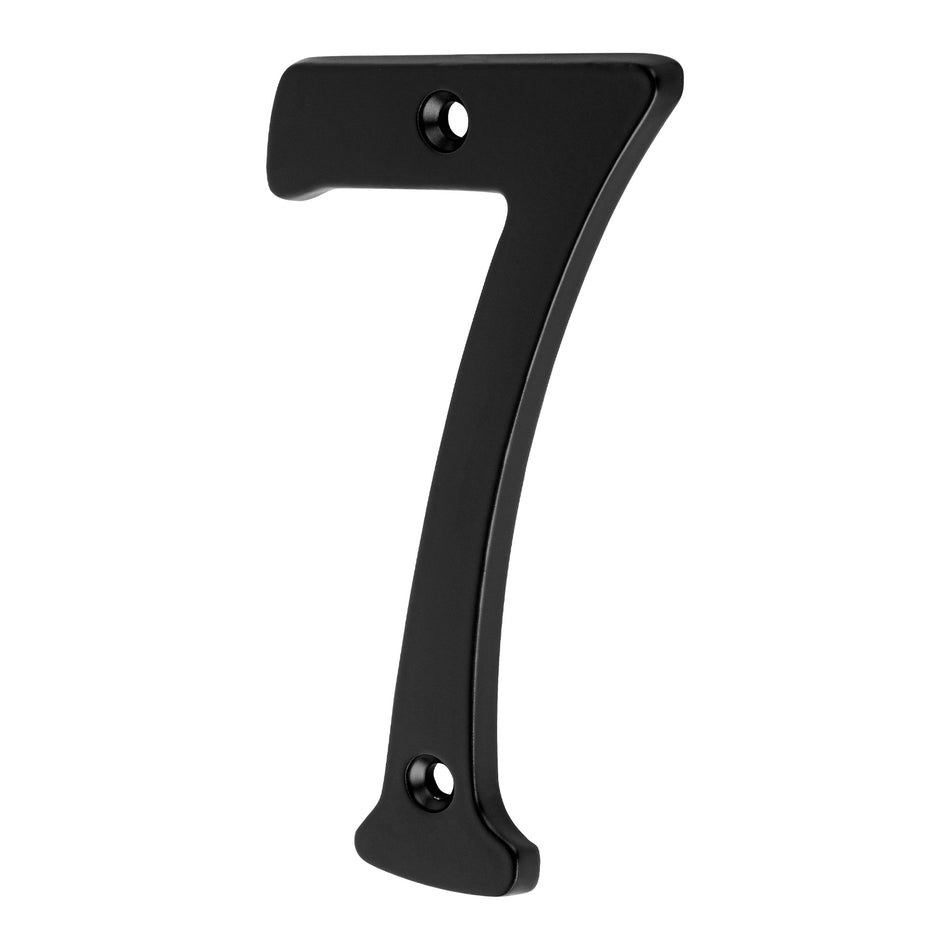 NUMERO 7 DE LATON SOLIDO 4', NEGRO, HERMEX SKU NUCH-7N