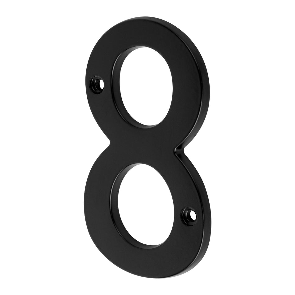 NUMERO 8 DE LATON SOLIDO 4', NEGRO, HERMEX SKU NUCH-8N