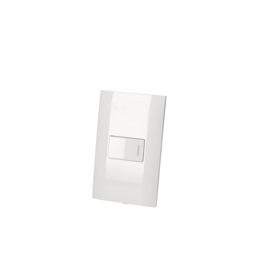 PLACA PARA TIMBRE 1/3, LANEA AMERICANA, COLOR BLANCO SKU P418B0
