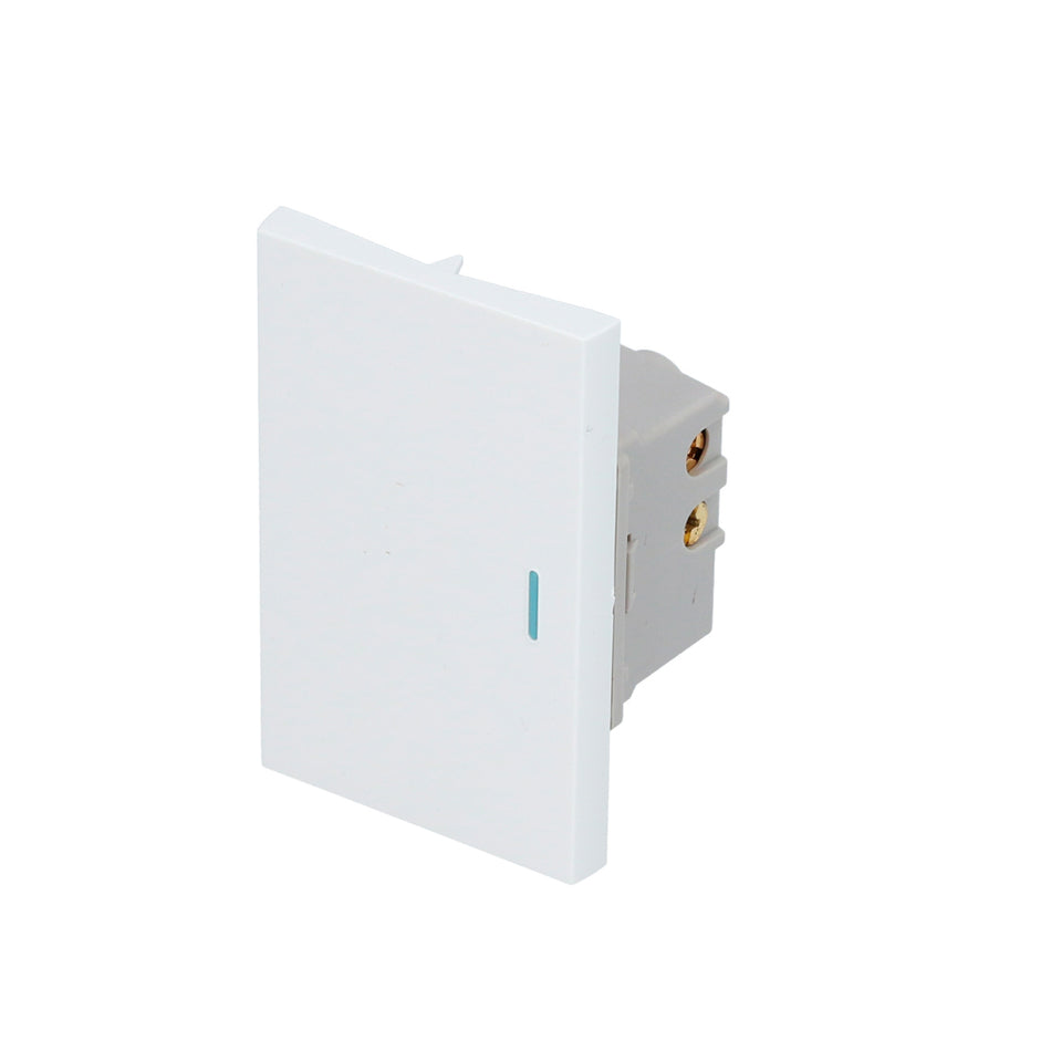 INTERRUPTOR 1/1, LANEA PREMIUM, COLOR BLANCO SKU P607B0