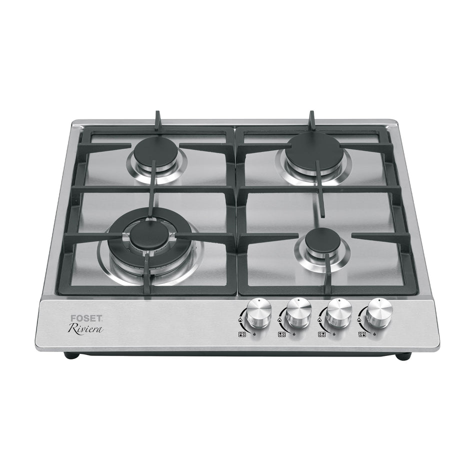 Parrilla gas empotrable 75cm, 5 quem, acero inox, Riviera SKU PAE-755GA