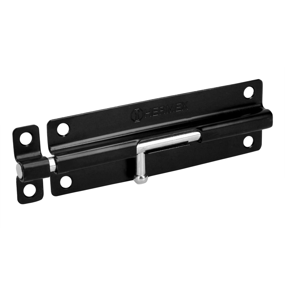 Pasador de barril 6' de acero acabado negro, Hermex SKU PAS-66