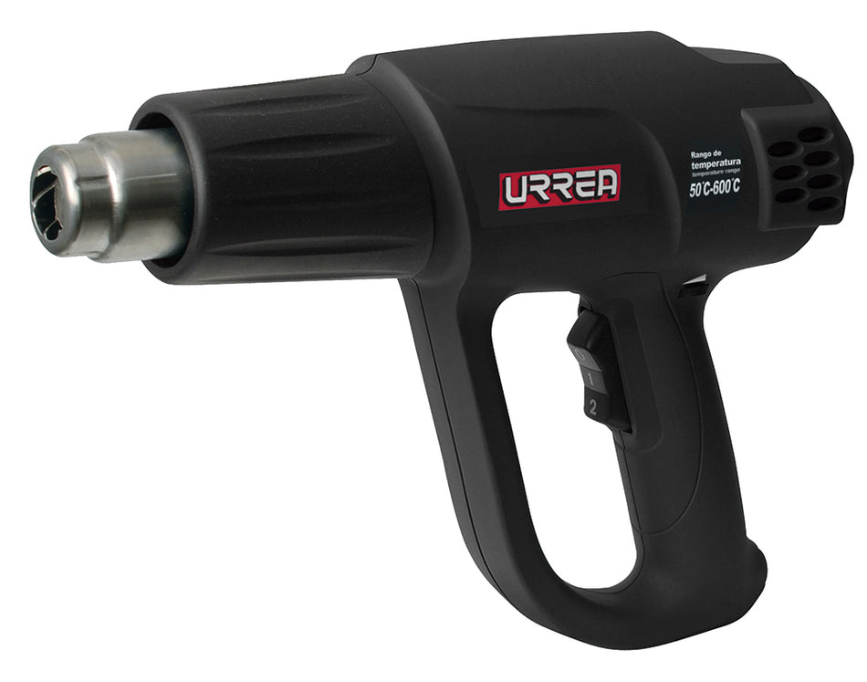 PISTOLA DE CALOR 50 C A 600 C 1800 W 127 V CON SENSOR CONTRA SOBRECALENTAMIENTO SKU PC800A