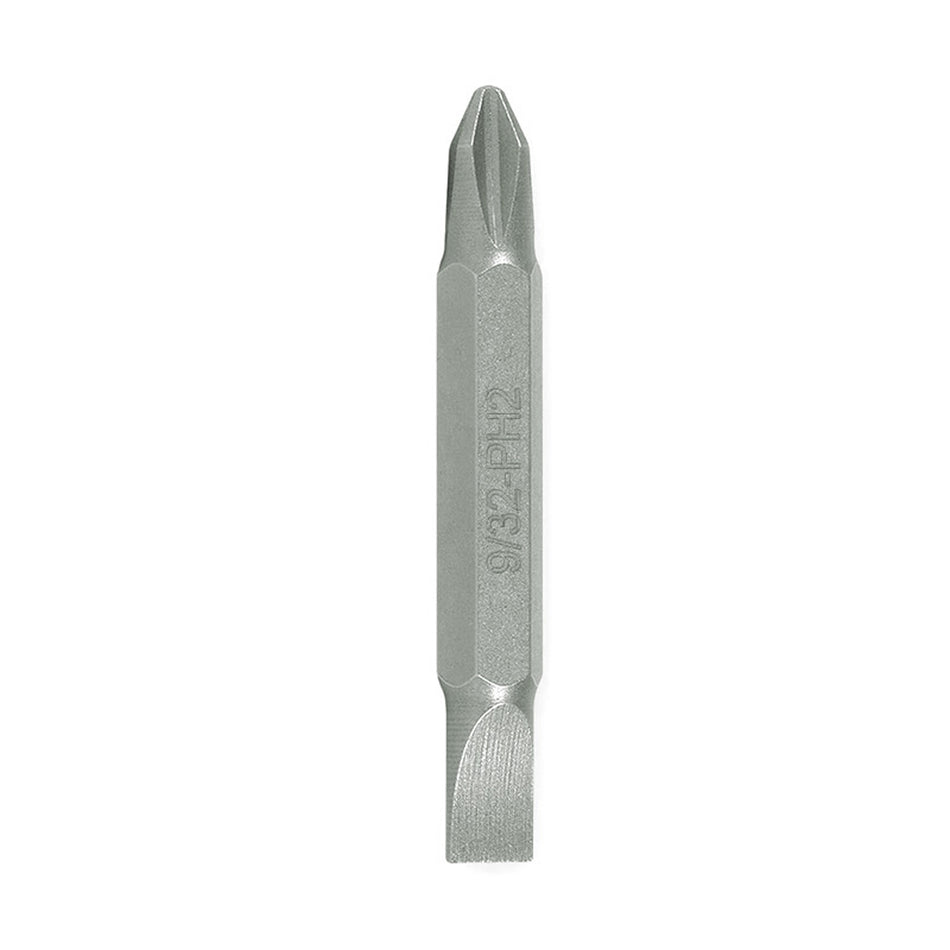 PUNTA DOBLE PHILLIPS #2 Y PLANA 9/32" PARA DESTORNILLADOR HEXAGONO DE 1/4", 2" 5 PIEZAS SKU PDP29320