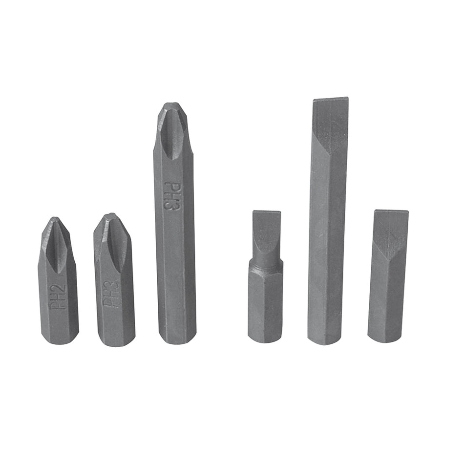 JUEGO DE PUNTAS DE IMPACTO COMBINADAS INTERCAMBIABLES PARA DESTORNILLADOR D10,6 PZ EN CAJP SKU PFD100