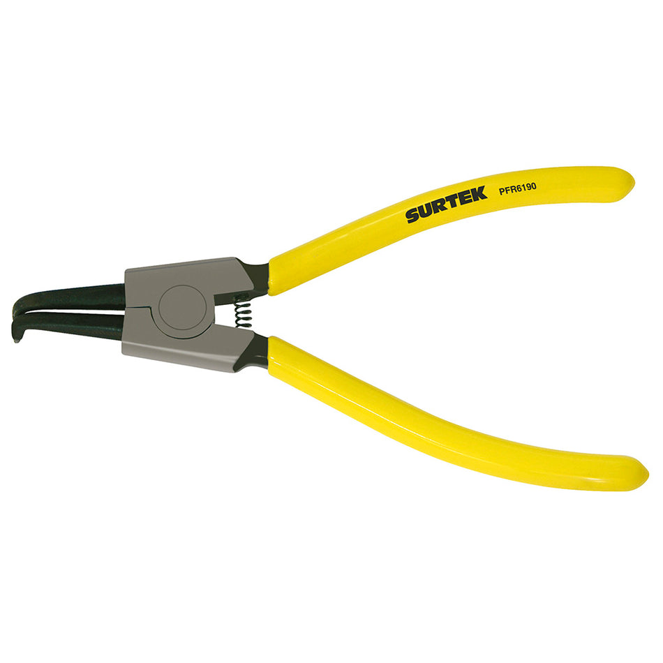PINZA PARA ANILLOS DE RETENCION FIJAS EXTERNO 1.8 MM ANGULO DE 90° DOBLE MANGO DE VINIL SKU PFR61900