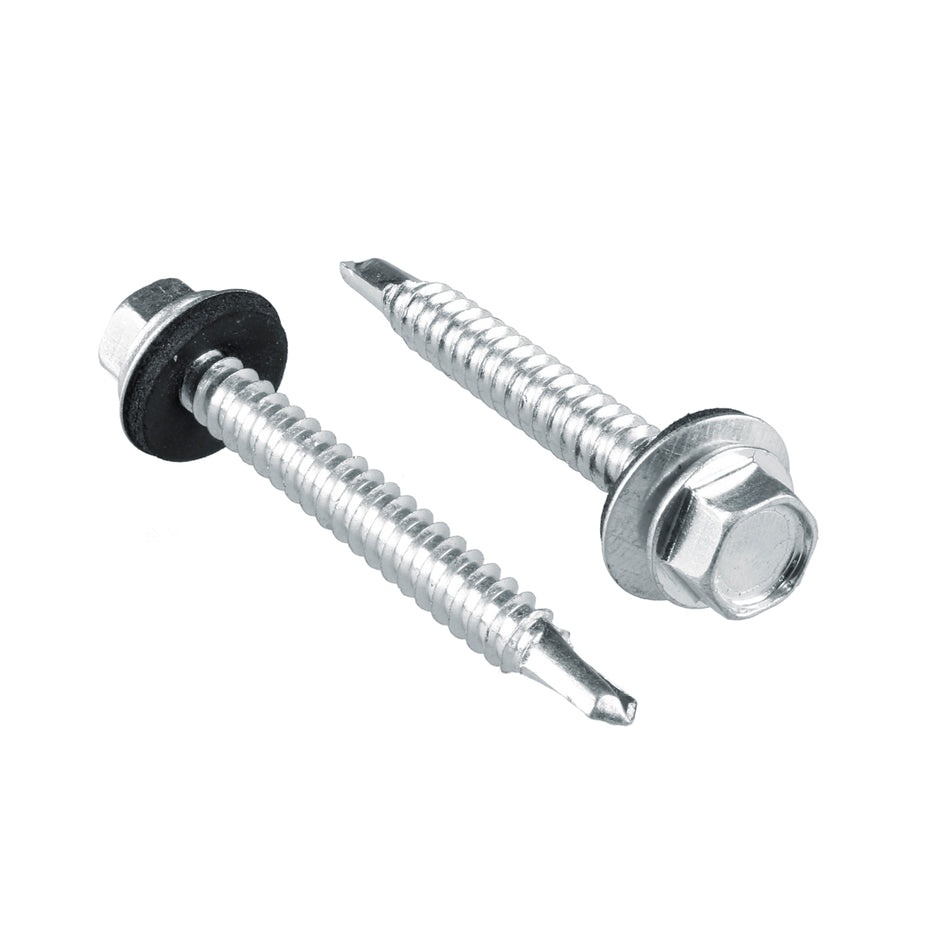 PIJA CABEZA HEXAGONAL CON RONDANA Y PUNTA DE BROCA 2" X #14, 50 PIEZAS SKU PHR1420