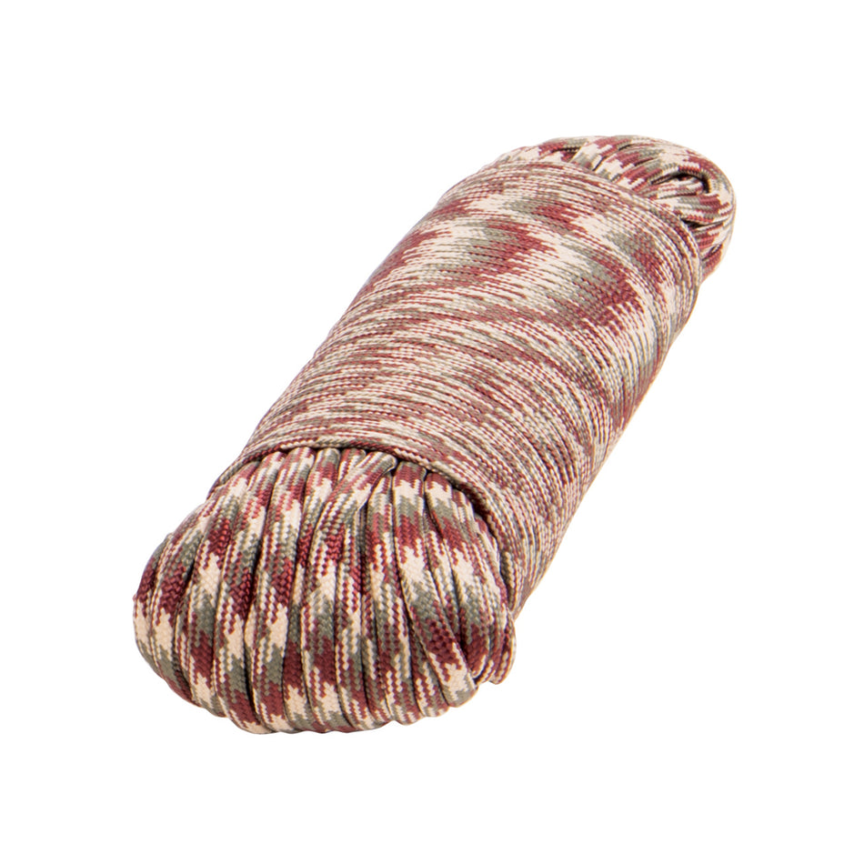 Piola de Nylon Paracord de 4mm x 30 m, camo, Fiero SKU PIO-430NC