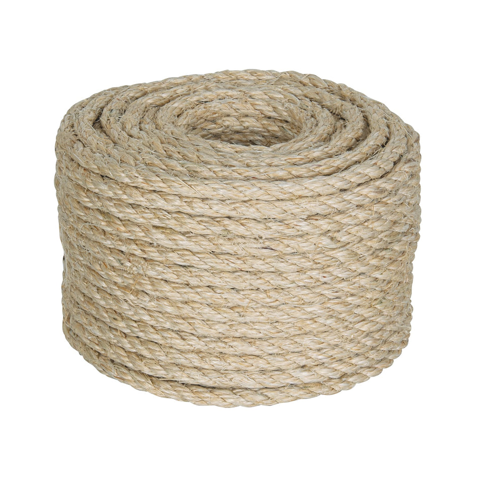 Piola de Sisal de 8 mm x 30 m natural, Fiero SKU PIO-830S