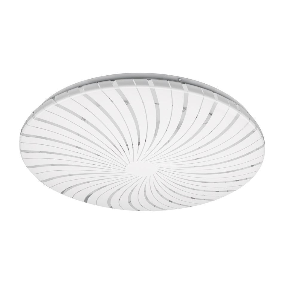 Luminario LED 22 W tipo plafón decorativo luz cálida SKU PLA-304LC0