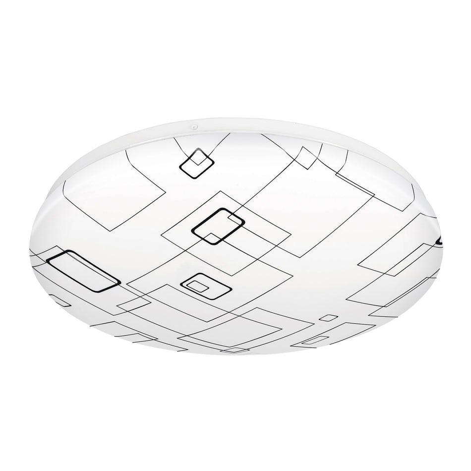 Luminario LED 22 W plafón decorativo cuadros luz día SKU PLA-504L0