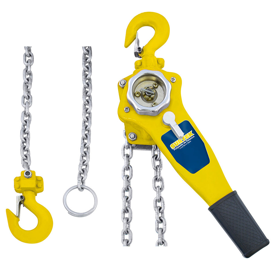 POLIPASTO MANUAL DE PALANCA  1.5 TON, 1.5 M SKU POLPAL20