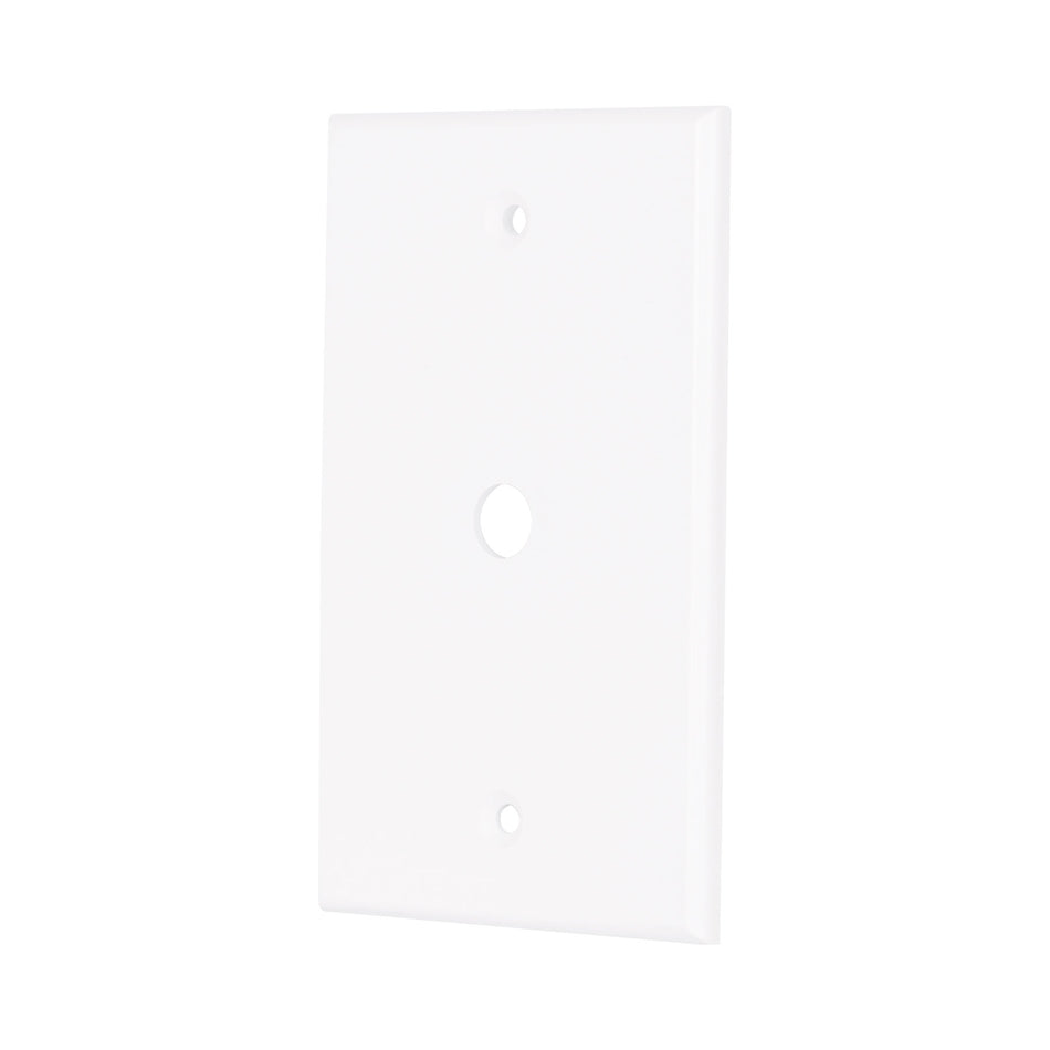 Placa de ABS pasacable, Standard, blanco, Volteck SKU PPAN-SB0