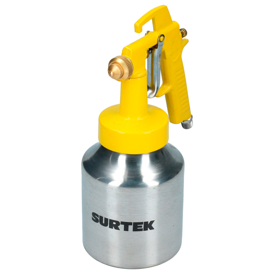 PISTOLA PARA PINTAR CON VASO REFORZADO DE BAJA PRESION, CAPACIDAD 1000 ML, 50 PSI SKU PPB20
