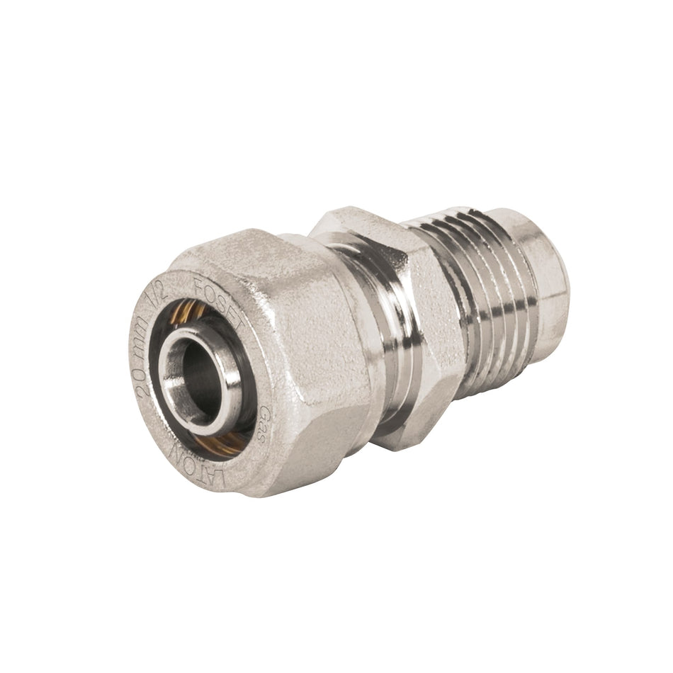 Conector para PEALPE, 1/2' a flare 3/8', Foset SKU PPG-12CF