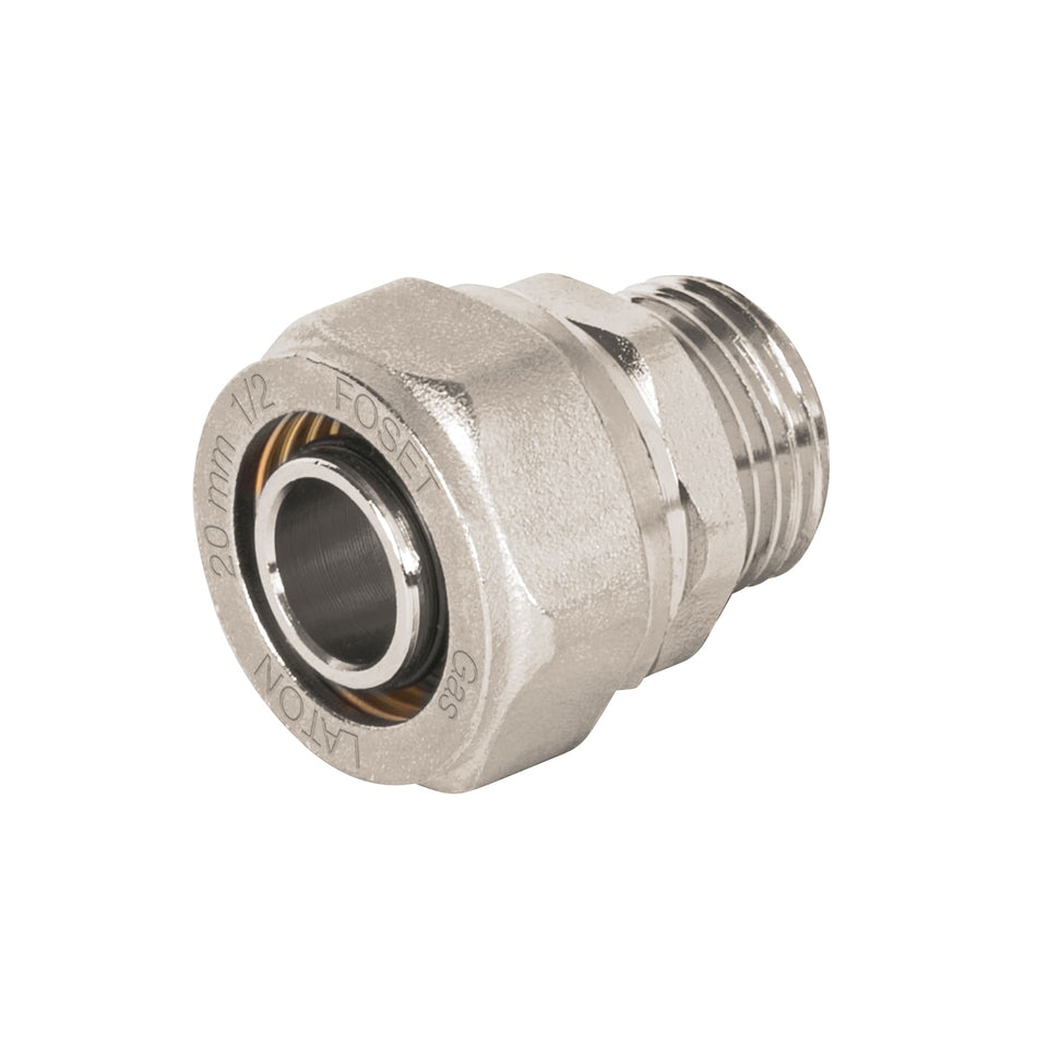 Conector para PEALPE, 1/2', con rosca macho, Foset SKU PPG-12NM