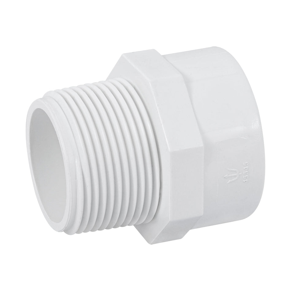 Adaptador macho de PVC de 1-1/4', Foset SKU PVC-614