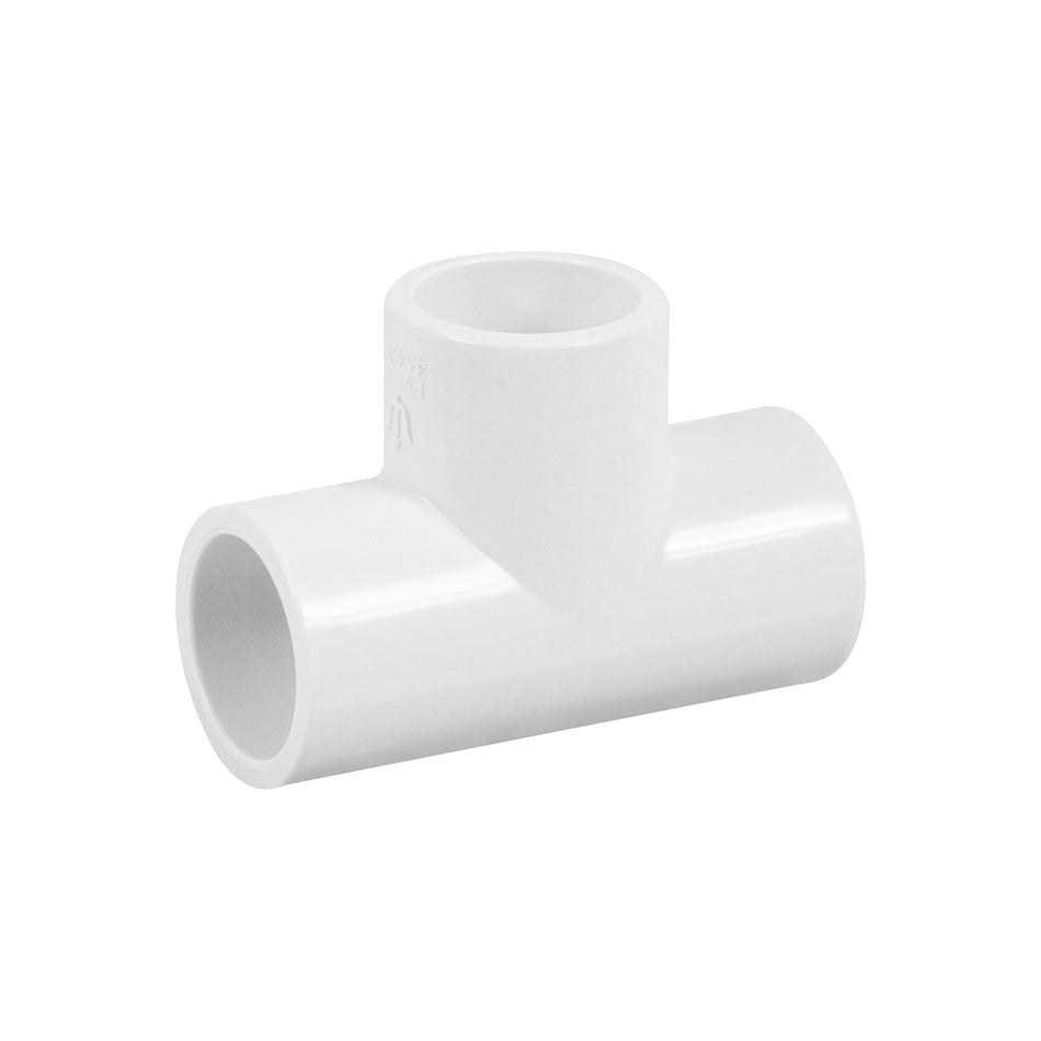 Tee sencilla de PVC 1/2', Foset SKU PVC-761