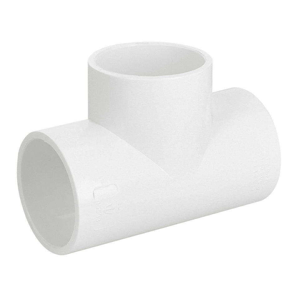 Tee sencilla de PVC 1-1/2', Foset SKU PVC-765