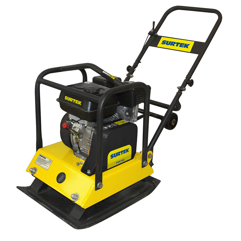 PLACA COMPACTADORA A GASOLINA CON MOTOR DE 4 TIEMPOS 6.5 HP SKU PVC7650
