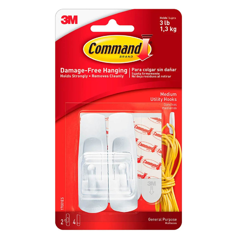 2 GANCHOS COMMAND MEDIANOS SKU Q3M17001