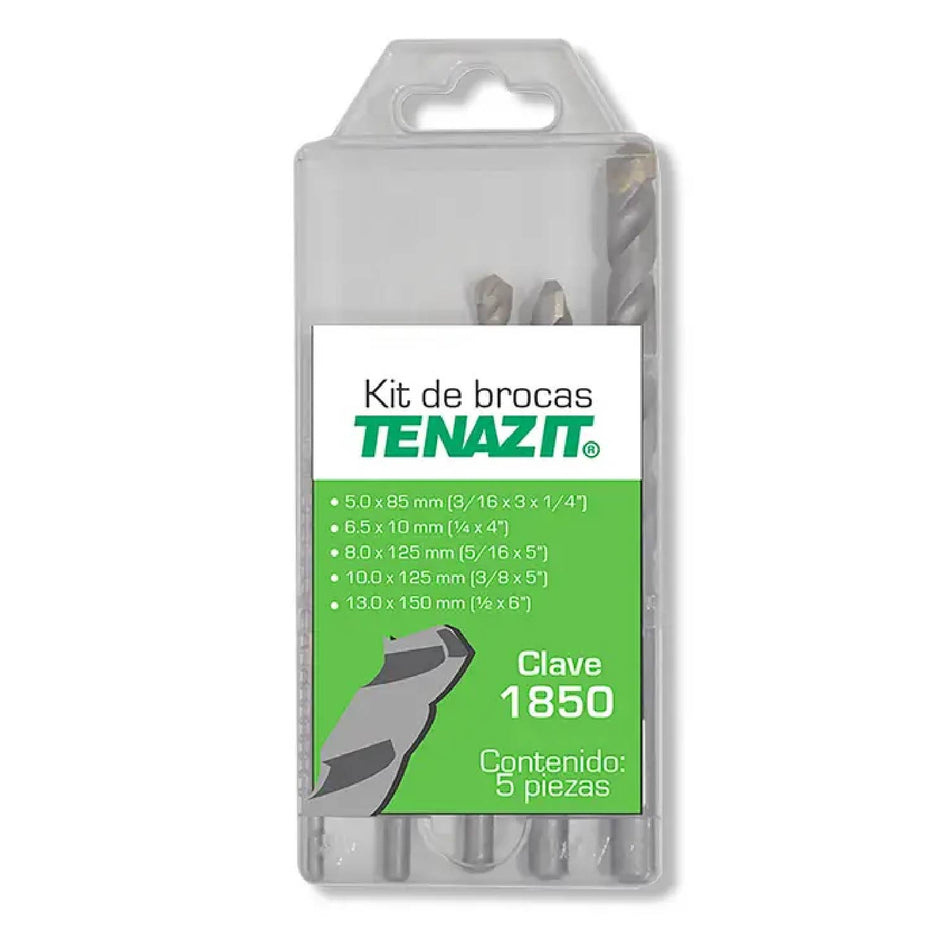 BROCAS KIT BROCA CONCRETO 5 PZS SKU QAX1850