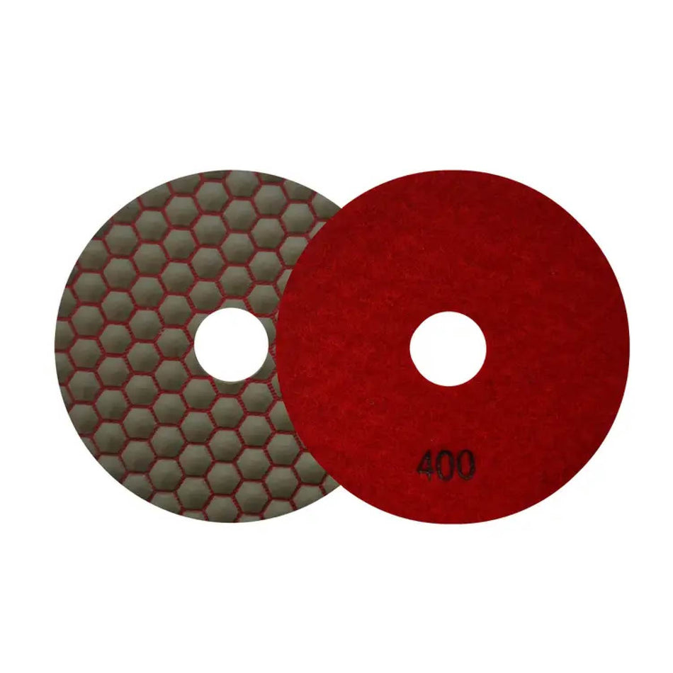 PAD DE DIAMANTE PARA PULIDO EN SECO G-400 4 SKU QAX2673