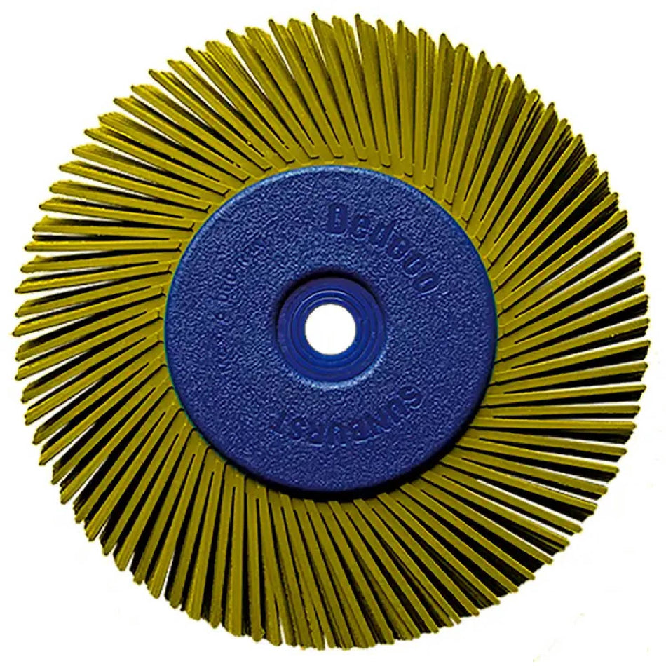 RUEDA RADIAL TERMOPLASTICA DE 150 MM DE DIAMETRO COLOR AMARILLO CON SKU QAX4853