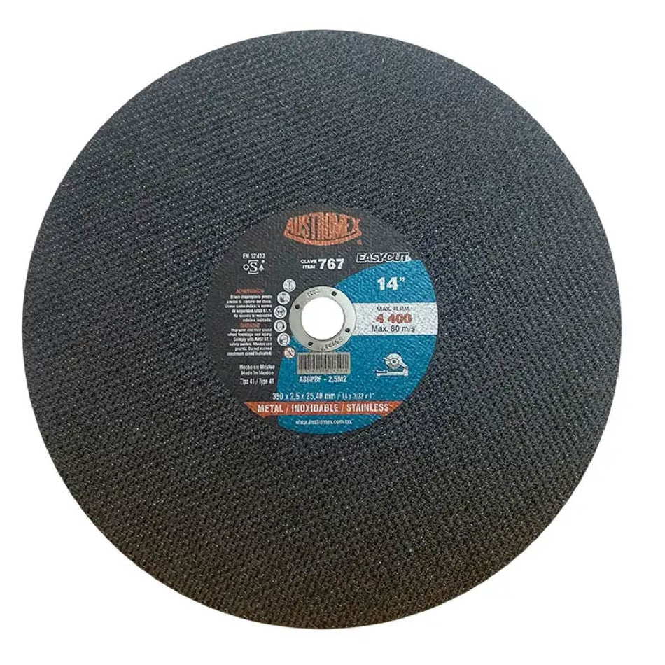 DISCO DE CORTE PARA METAL ULTA DELGADO EASY-CUT G-30 14X3/32X1 SKU QAX767