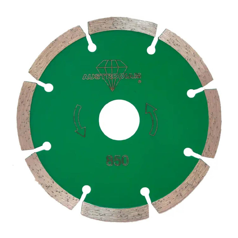 DISCO DE DIAMANTE VERDE SEGMENTADO GRANITO 4-1/2X0.09X7/8 SKU QAX850 SKU QAX850