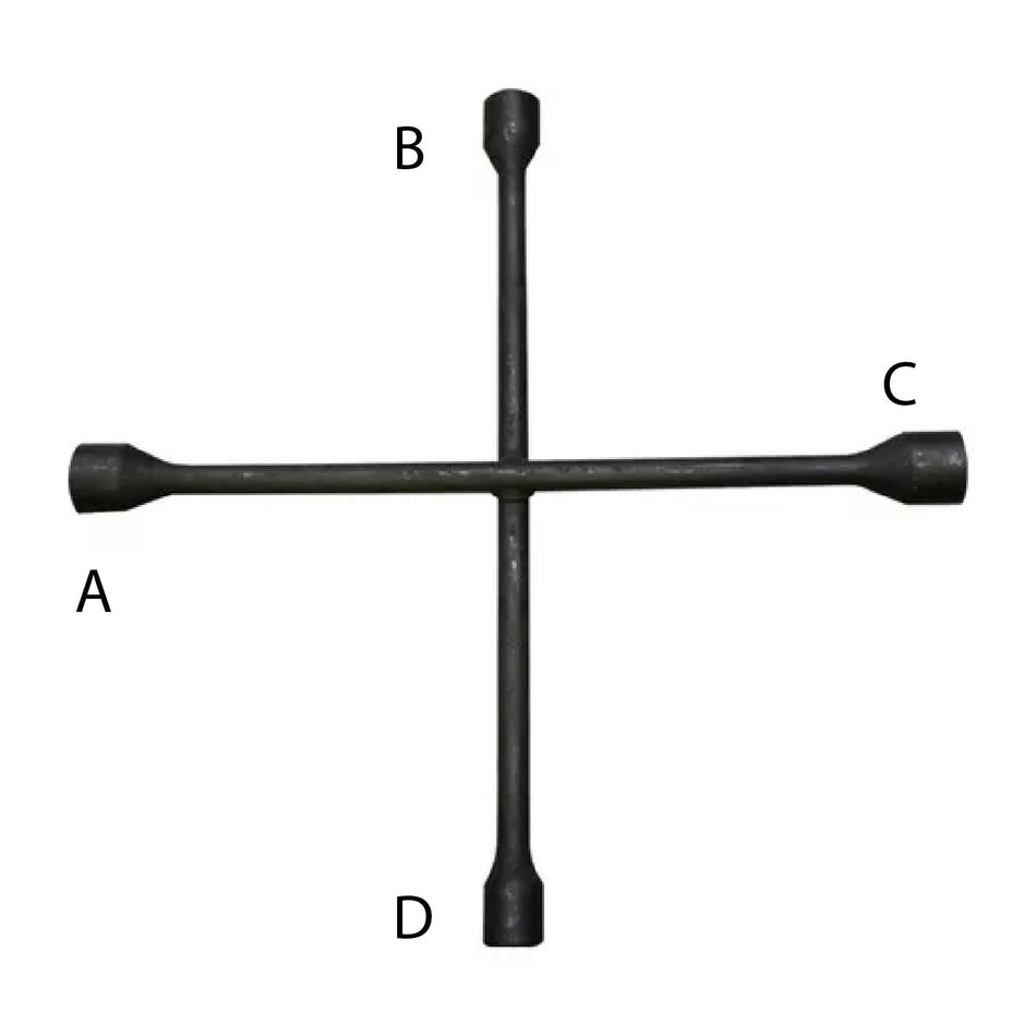 LLAVE DE CRUZ 1-1/16X1X7/8X1-1/8 SKU QCTC26