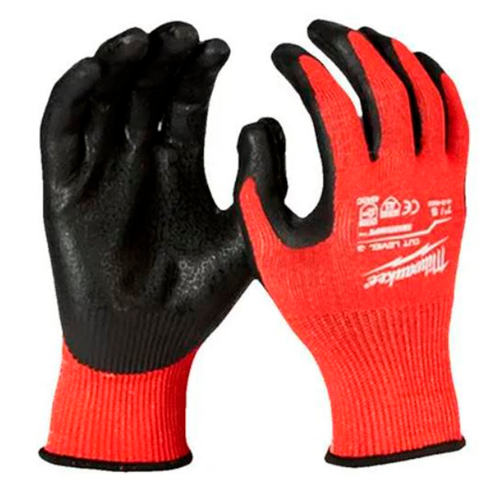 GUANTES ANTICORTE NIVEL 3 BAÑADOS EN NITRILO L SKU QMW48228932