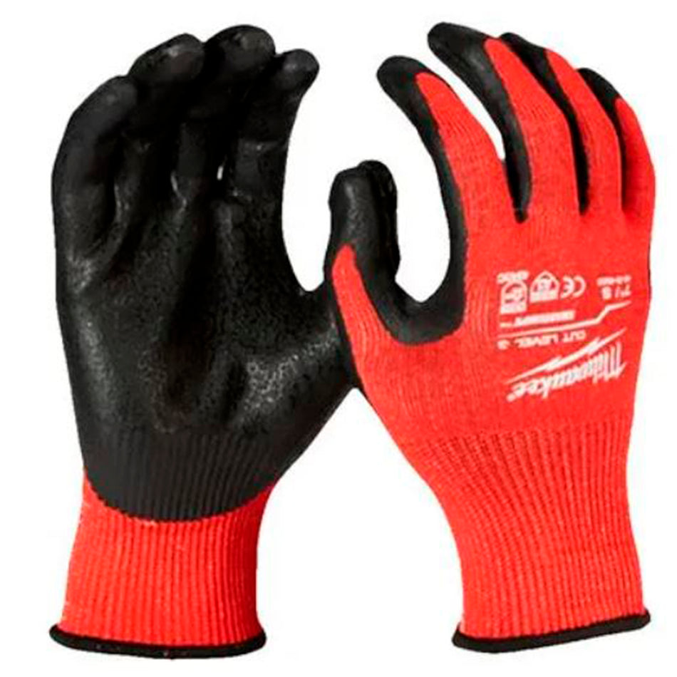 GUANTES ANTICORTE NIVEL 3 BAÑADOS EN NITRILO XXL SKU QMW48228934