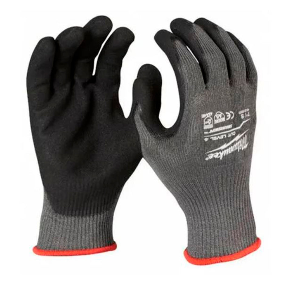 GUANTES ANTICORTE NIVEL 5 BAÑADOS EN NITRILO XXL SKU QMW48228954