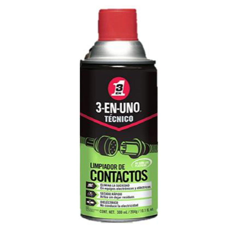 LIMPIADOR DE CONTACTOS 300 ML TÉCNICO SKU QTU236