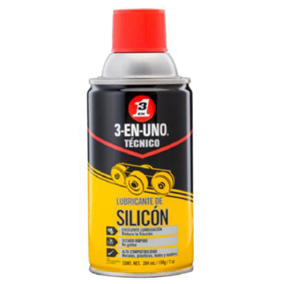 LUBRICANTE DE SILICÓN 7 OZ TÉCNICO SKU QTU375