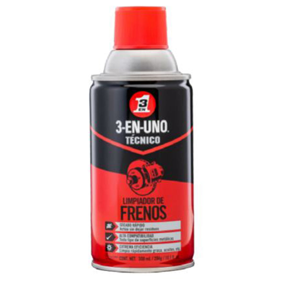 LIMPIADOR DE FRENOS 300 ML TÉCNICO SKU QTU402