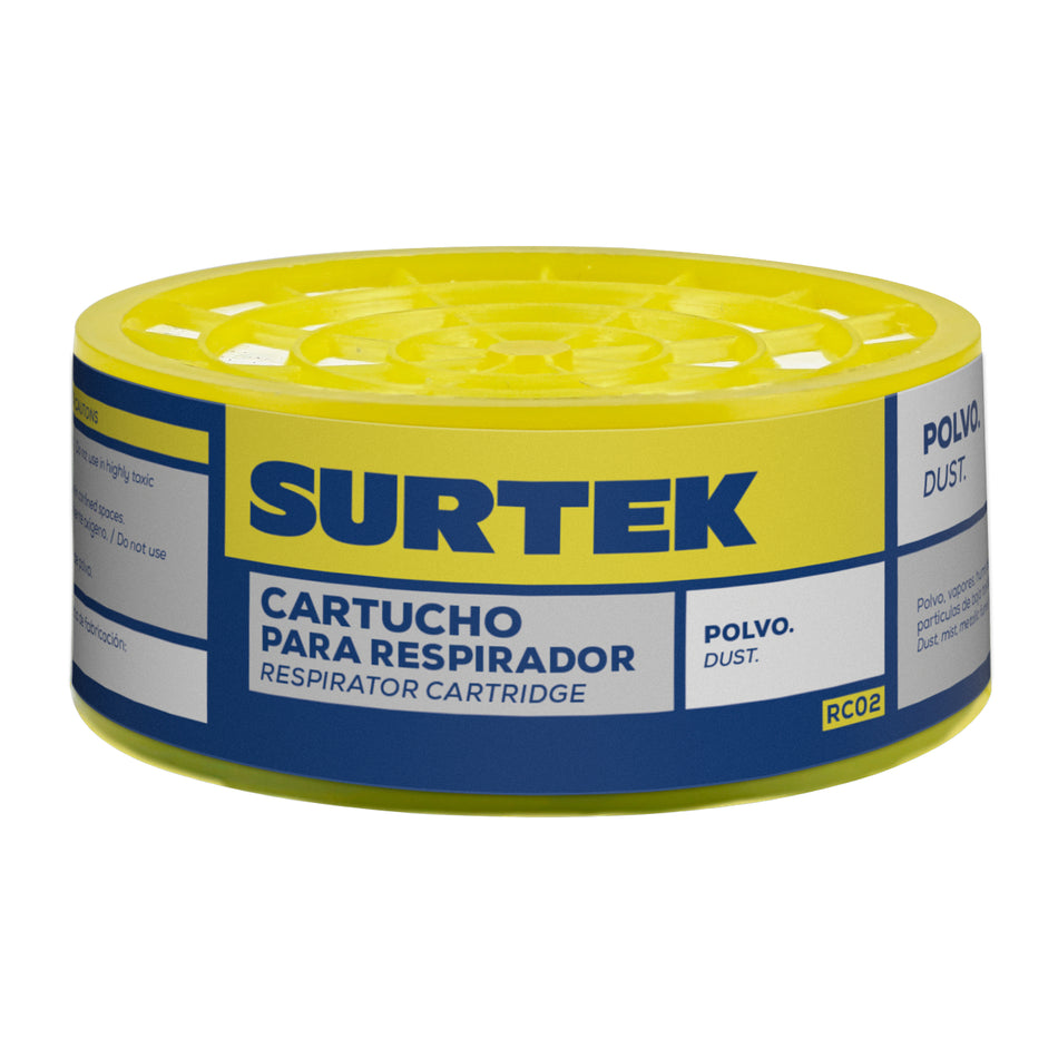 CARTUCHO PARA RESPIRADOR CON PROTECCION PARA POLVO SKU RC020