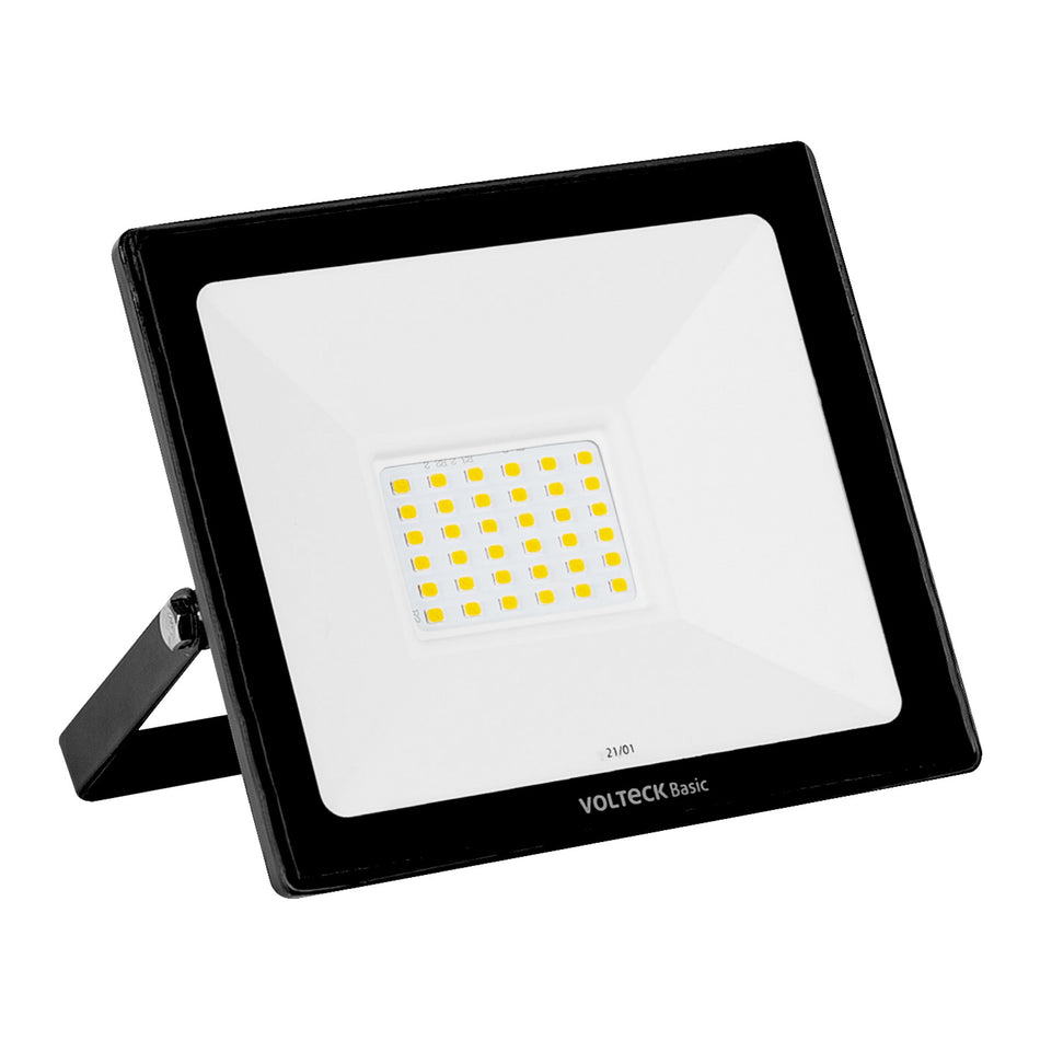 Reflector ultra delgado LED 30 W luz de día, Volteck Basic SKU REF-402L0