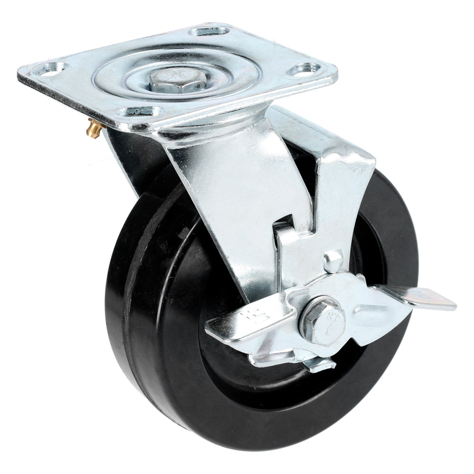 RODAJA FENOLICA GIRATORIA CON FRENO 6" SKU RFE15B0
