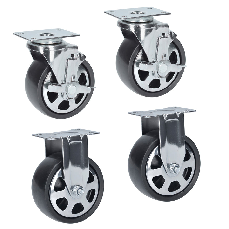 JUEGO DE RUEDAS DE 5 PARA GABINETES SERIE X 4 PIEZAS SKU RGREF1