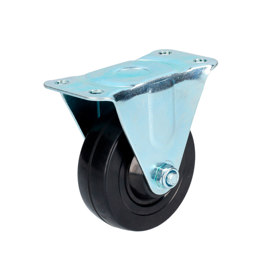 RODAJA DE HULE FIJA 4" SKU RH10F0